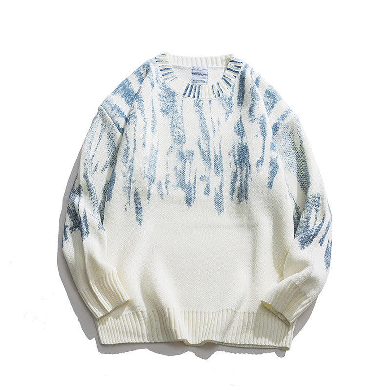 Japanese Retro Outerwear Sweaters Couples Loose Sweaters For Men And Women