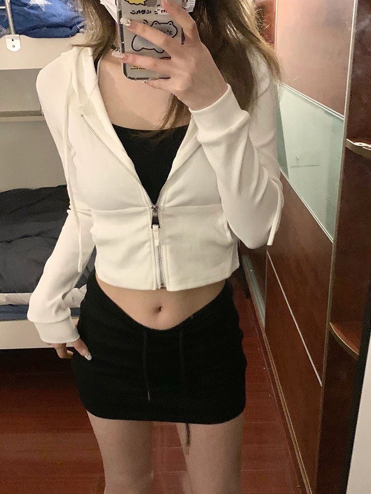 Girls' Slim Fitting And Slimming Short Jacket