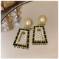 Jewelry CC Style Pearl Vintage Earrings