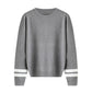 Round neck knit sweater for men and women