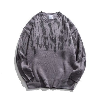 Japanese Retro Outerwear Sweaters Couples Loose Sweaters For Men And Women