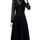 Long-sleeved Noble Lady Wide Lady Temperament Dress