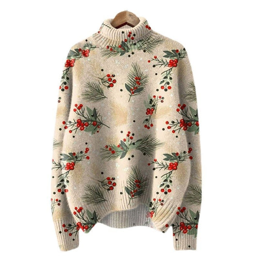 Turtleneck Winter Sweater Casual Daily Female wear