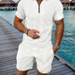 Men's Polo Shirt Casual Short-sleeved Shorts Sports Suit