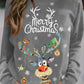 Christmas Women Printed Crew Neck Sweatshirt