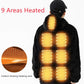 USB Infrared 9 Heating Areas Hoodies Sweater
