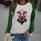 Christmas Women Printed Crew Neck Sweatshirt