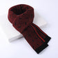 Knitted 100 Pure Wool Scarf For Men And Women Winter Korean Style Atmosphere