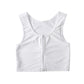 Girls' Sports Underwear Zipper Anti-emptied Tank-top