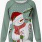 Christmas Women Printed Crew Neck Sweatshirt