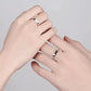 925 Sterling Silver Lovers Rings