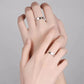 925 Sterling Silver Lovers Rings