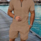 Men's Polo Shirt Casual Short-sleeved Shorts Sports Suit