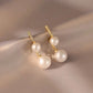 Jewelry CC Style Pearl Vintage Earrings