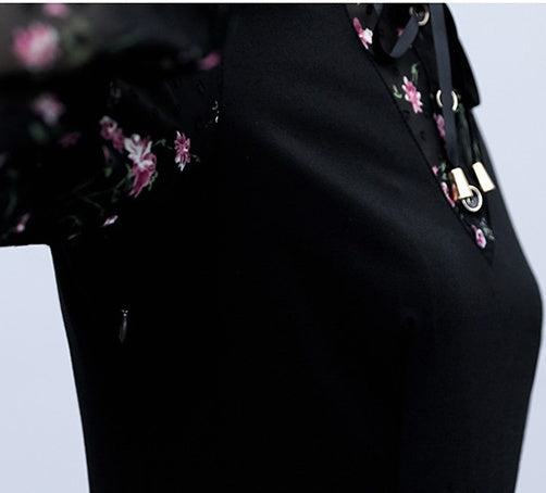 Long-sleeved Noble Lady Wide Lady Temperament Dress