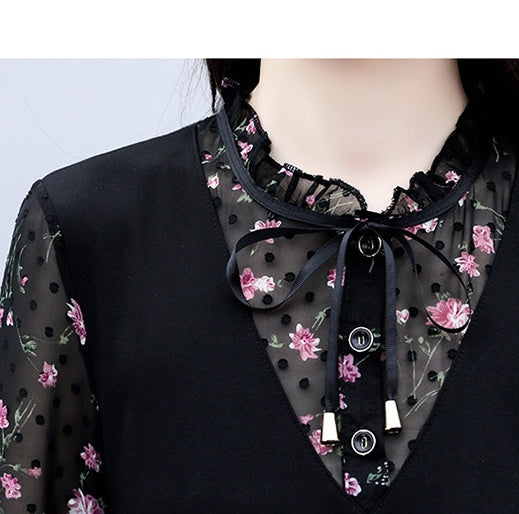 Long-sleeved Noble Lady Wide Lady Temperament Dress