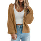 Loose Knitted Coat Women's Clothing