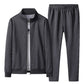 Middle-aged And Elderly Men's Cardigan Trousers Two-piece Set