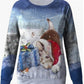 Christmas Women Printed Crew Neck Sweatshirt