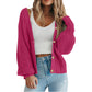 Loose Knitted Coat Women's Clothing